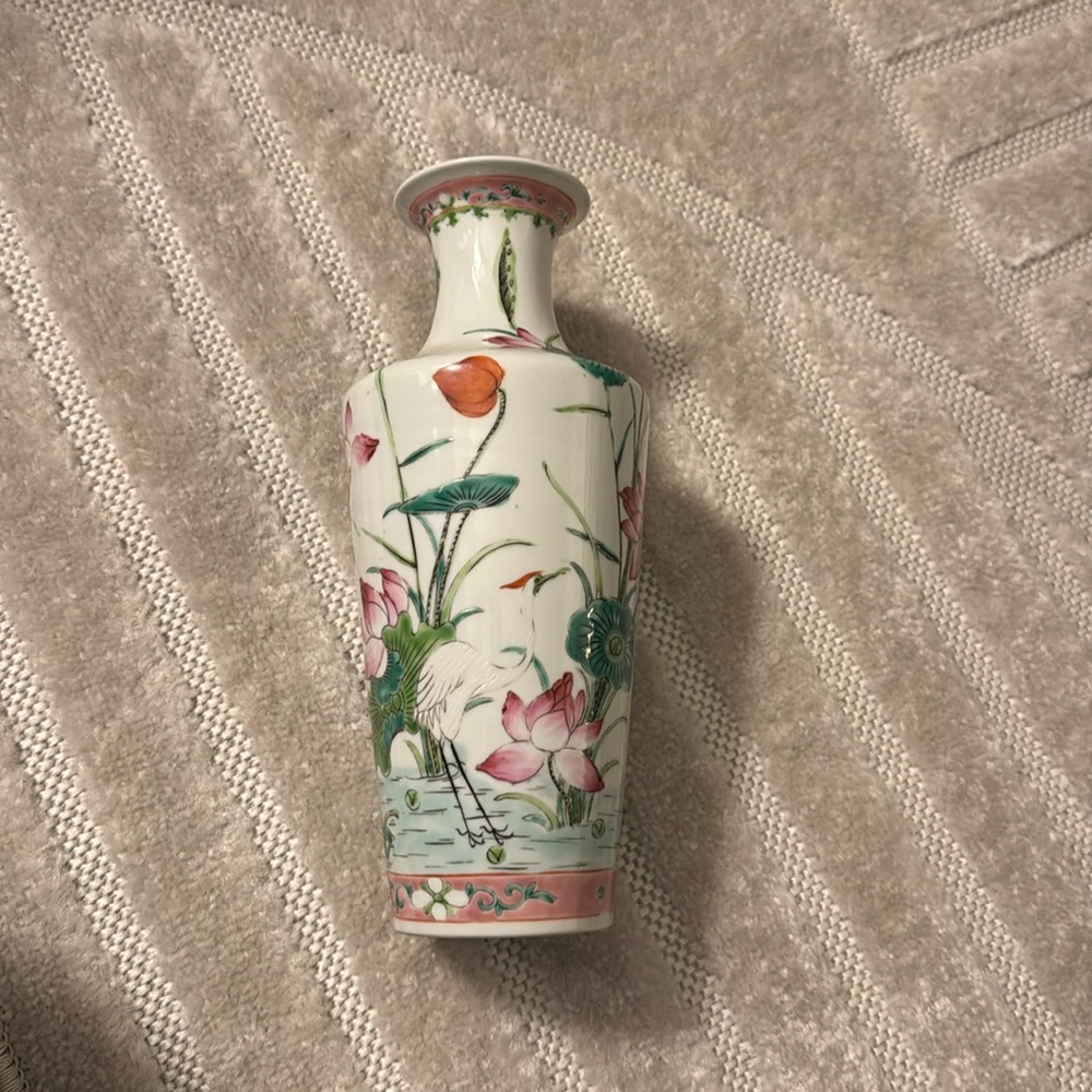 Hand painted vase.